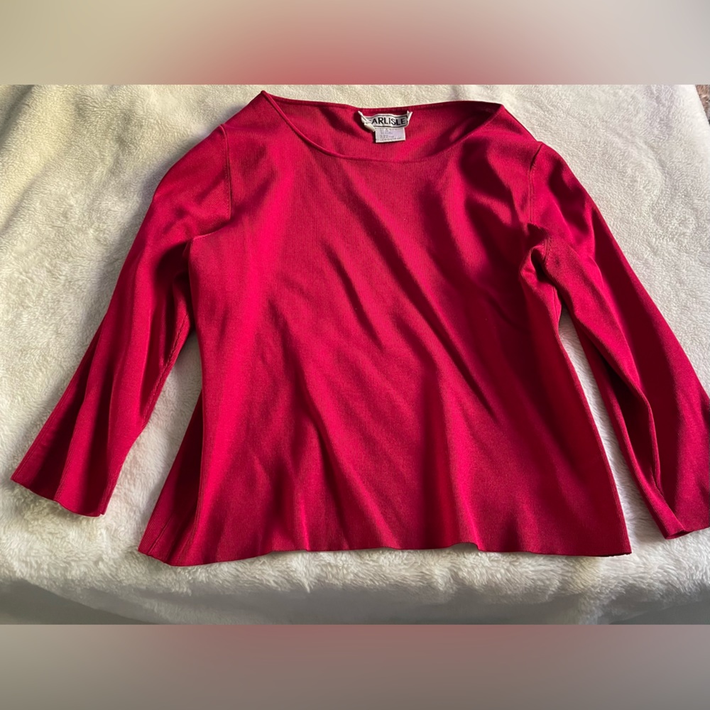 Red Carlisle long sleeve shirt